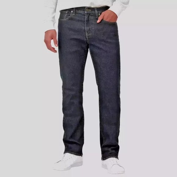 NEW Lands' End Men's 32 X 29 Flannel-Lined Jeans Stretch Five-Pocket  F593 - Picture 1 of 8